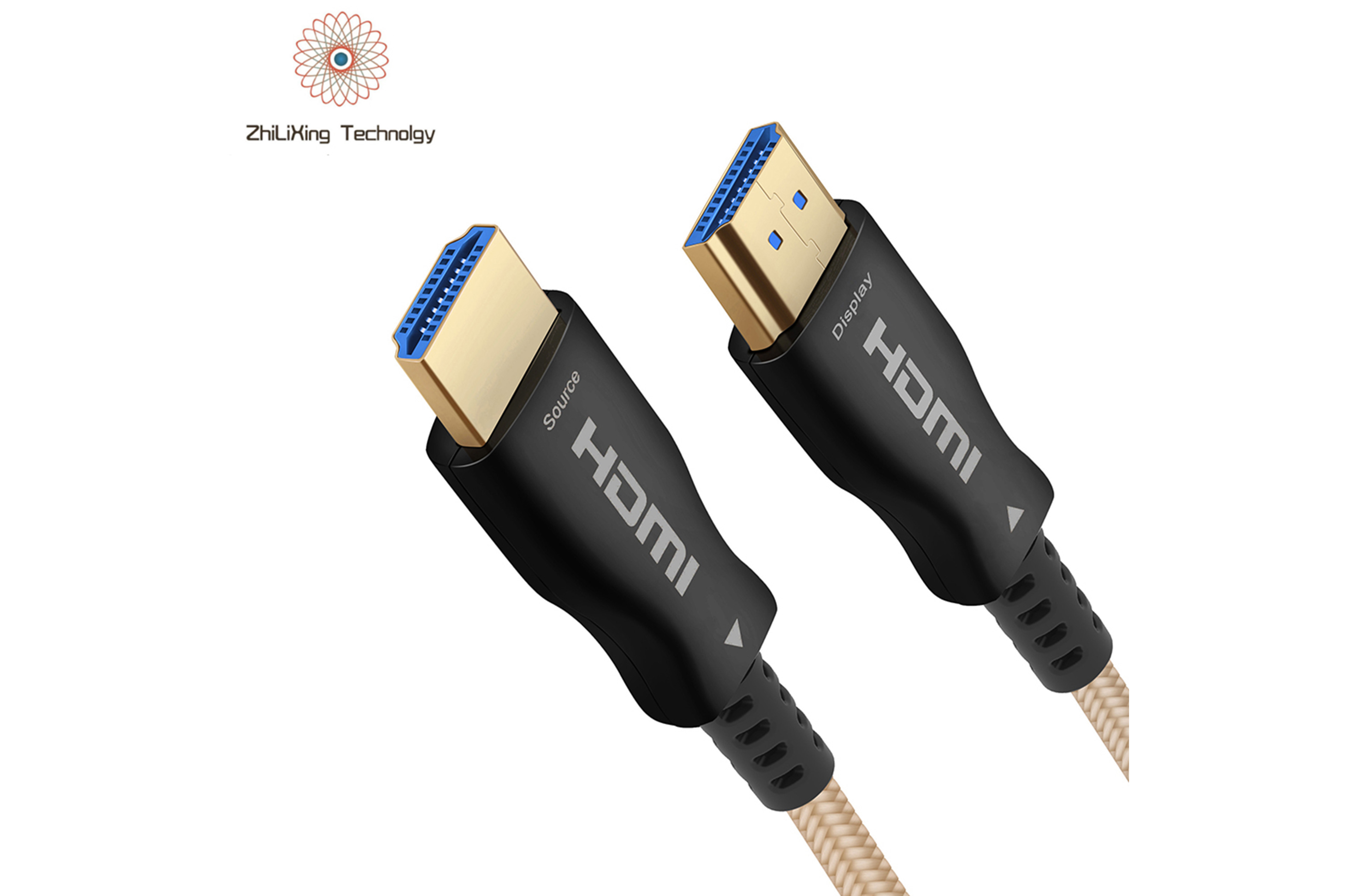 OEM 4K Optical HDMI Cable 20 meters Rated 18Gpbs High Speed Fiber HDMI Cable Supports 4K@60Hz HDR ARC HDCP 2.2 4K HDMI 2.0 Cable