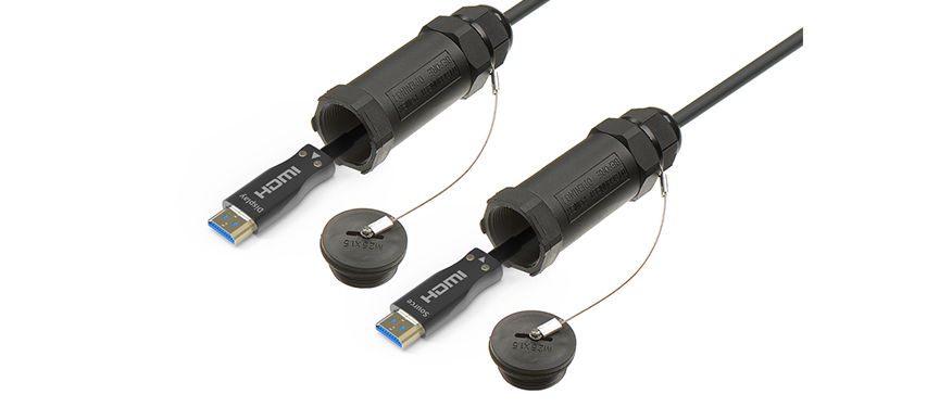 HDMI 2.0aoc armored optical fiber cable